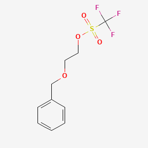 molecular formula C10H11F3O4S B8697875 2-Benzyloxyethyltriflate 