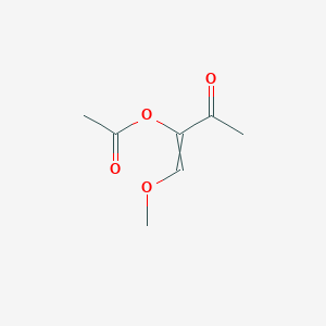 1-Methoxy-3-oxobut-1-en-2-yl acetate