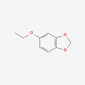 molecular formula C9H10O3 B8697907 1,3-Benzodioxole, 5-ethoxy- CAS No. 87590-41-8