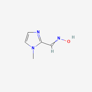 molecular formula C5H7N3O B8697948 2-(Hydroxyimino)methyl-1-methylimidazole 