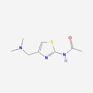 molecular formula C8H13N3OS B8697980 N-(4-((Dimethylamino)methyl)thiazol-2-yl)acetamide CAS No. 944804-96-0