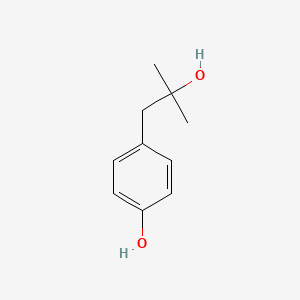 molecular formula C10H14O2 B8697991 4-(2-Hydroxy-2-methylpropyl)phenol 