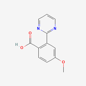 4-Methoxy-2-(pyrimidin-2-yl)benzoic acid