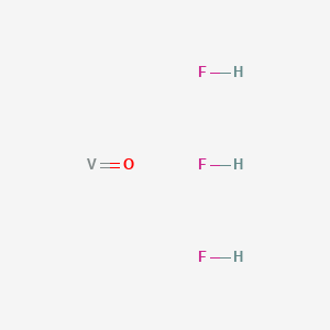 molecular formula F3H3OV B8698042 Oxidanylidenevanadium trihydrofluoride 