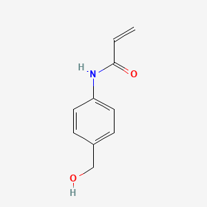 molecular formula C10H11NO2 B8698051 N-[4-(hydroxymethyl)phenyl]acrylamide 