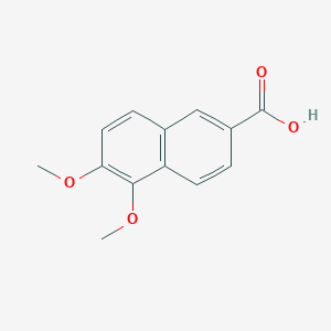 molecular formula C13H12O4 B8698092 5,6-Dimethoxy-2-naphthoic acid 