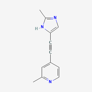 2-Methyl-4-(2-methyl-1H-imidazol-4-ylethynyl)-pyridine