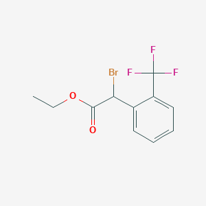 Ethyl bromo[2-(trifluoromethyl)phenyl]acetate