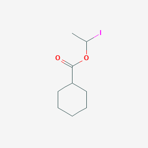 molecular formula C9H15IO2 B8698114 1-Iodoethyl cyclohexanecarboxylate CAS No. 91871-82-8