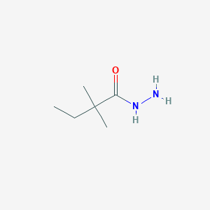 molecular formula C6H14N2O B8698126 2,2-Dimethylbutanehydrazide 