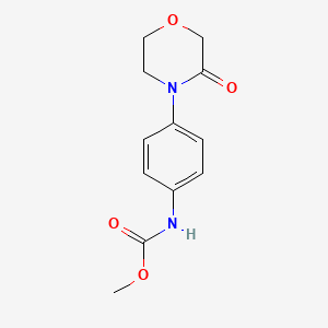 methyl N-[4-(3-oxo-4-morpholinyl)phenyl]carbamate