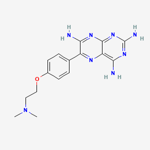 Pteridine-2,4,7-triamine, 6-(4-(2-(dimethylamino)ethoxy)phenyl)-