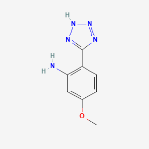 5-methoxy-2-(2H-tetrazol-5-yl)aniline