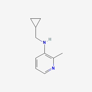 molecular formula C10H14N2 B8698329 N-(cyclopropylmethyl)-2-methylpyridin-3-amine 