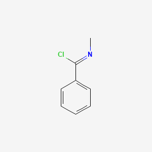 B8698478 N-Methylbenzimidoyl chloride CAS No. 72017-01-7
