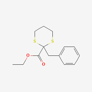 Ethyl 2-benzyl-1,3-dithiane-2-carboxylate