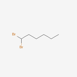 molecular formula C6H12Br2 B8698799 1,1-Dibromohexane CAS No. 58133-26-9