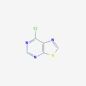 molecular formula C5H2ClN3S B086988 7-氯噻唑并[5,4-D]嘧啶 CAS No. 13316-12-6