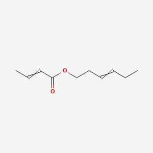 molecular formula C10H16O2 B8698836 2-Butenoic acid, 3-hexenyl ester, (E,Z)- 