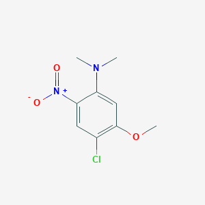 molecular formula C9H11ClN2O3 B8698849 (4-Chloro-5-methoxy-2-nitro-phenyl)-dimethyl-amine 