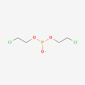molecular formula C4H8Cl2O3P- B8698878 Bis(2-chloroethyl) phosphite 