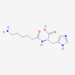 N-(6-Aminohexanoyl)-L-histidine