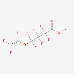 molecular formula C7H3F9O3 B8698944 Methyl 2,2,3,3,4,4-hexafluoro-4-(trifluoroethenyloxy)butanoa TE CAS No. 19190-61-5