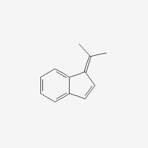 molecular formula C12H12 B8699021 1-(1-Methylethylidene)-1H-indene CAS No. 34472-48-5