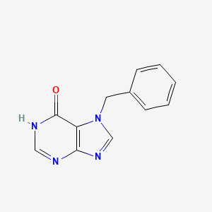 molecular formula C12H10N4O B8699036 7-Benzyl-3,7-dihydro-6h-purin-6-one CAS No. 6991-06-6