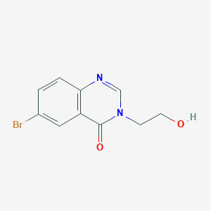 molecular formula C10H9BrN2O2 B8699049 6-bromo-3-(2-hydroxyethyl)quinazolin-4(3H)-one 