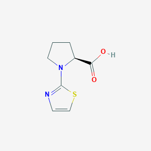 molecular formula C8H10N2O2S B8699096 Thiazol-2-yl-L-proline 