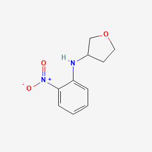 (+/-)-N-(2-Nitrophenyl)tetrahydrofuran-3-amine