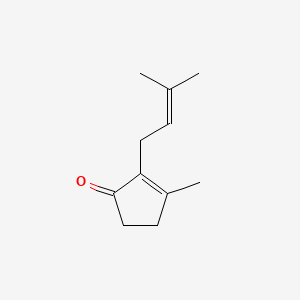 3-Methyl-2-(3-methyl-2-butenyl)-2-cyclopenten-1-one