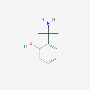 molecular formula C9H13NO B8699139 2-(2-Aminopropan-2-yl)phenol 