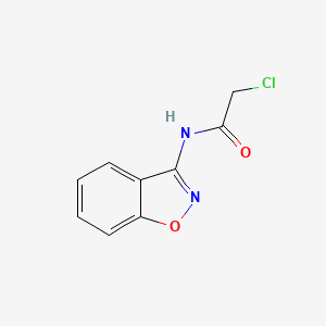 molecular formula C9H7ClN2O2 B8699247 N-Benzo[d]isoxazol-3-yl-2-chloro-acetamide 