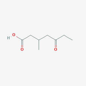 3-Methyl-5-oxoheptanoic acid