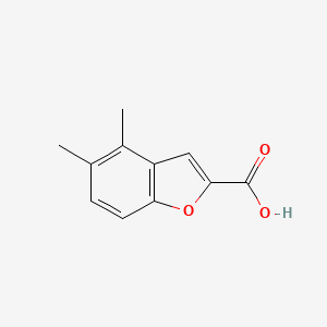 molecular formula C11H10O3 B8699289 4,5-Dimethylbenzofuran-2-carboxylic acid 