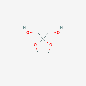 molecular formula C5H10O4 B8699321 Dioxolane diyldimethanol 
