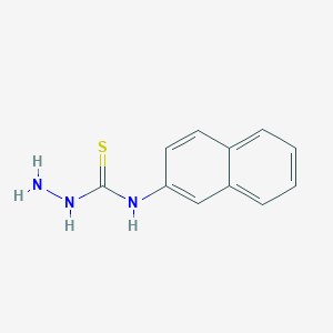 molecular formula C11H11N3S B8699397 N-(Naphthalen-2-yl)hydrazinecarbothioamide CAS No. 68372-13-4