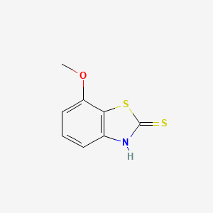 molecular formula C8H7NOS2 B8699478 7-Methoxy-benzothiazole-2-thiol 