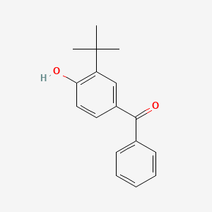 molecular formula C17H18O2 B8699481 (3-tert-Butyl-4-hydroxyphenyl)(phenyl)methanone CAS No. 16928-03-3