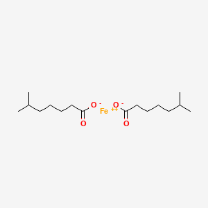 molecular formula C16H30FeO4 B8699494 Iron(II) isooctanoate CAS No. 93920-15-1
