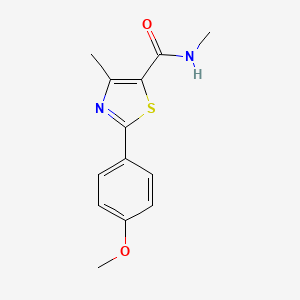 5-Thiazolecarboxamide, N,4-dimethyl-2-(4-methoxyphenyl)-