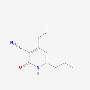 2-Oxo-4,6-dipropyl-1,2-dihydropyridine-3-carbonitrile