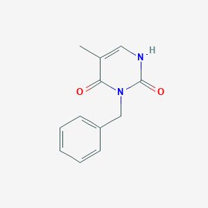 molecular formula C12H12N2O2 B8699509 3-benzyl-5-methyl-1H-pyrimidine-2,4-dione CAS No. 21473-22-3