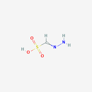 molecular formula CH4N2O3S B8699554 Aminoiminomethane-sulphonic acid 