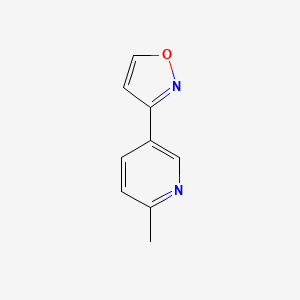 2-Methyl-5-(1,2-oxazol-3-yl)pyridine