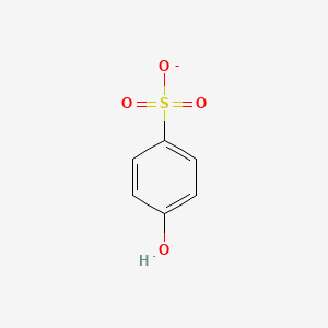 molecular formula C6H5O4S- B8699630 4-Hydroxybenzenesulfonate 