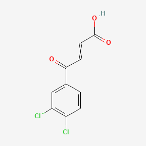 molecular formula C10H6Cl2O3 B8699695 3-(3,4-Dichlorobenzoyl)acrylic acid 
