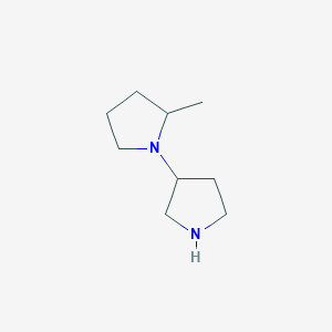 molecular formula C9H18N2 B8699715 2-Methyl-1-pyrrolidin-3-ylpyrrolidine 